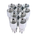 10PCS Hydraulic Hose Fitting With 3/8" Male Pipe 10143-6-6 replace Parker