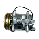 12V 2PK SD5H09 125MM A/C Compressor 1911506010 for Takeuchi Excavator TB138FR TB145 TB153FR Loader TL12V2 TL6R TL8
