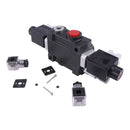 1 Spool Solenoid 12V DC Hydraulic Control Valve Double Acting HCV-S1x13 for Valve 13 GPM 3600 PSI