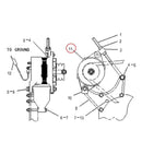 24V Alternator 107-7977 132-2156 for Caterpillar CAT Engine 3116 C9 Excavator 320B 325B 330B 345B L 350 365B