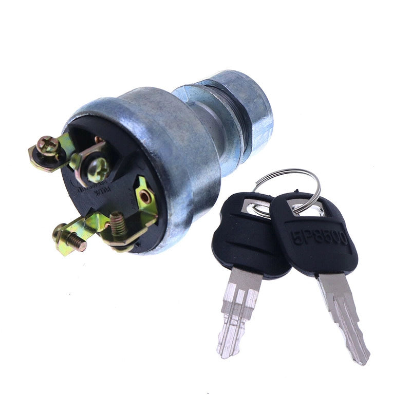 4 Wire Ignition Switch With 2 Keys 9G-7641 for Caterpillar CAT Engine 3406C Excavator E303 E304 E305 215B 319D 324D 325B 330B 349D 390D