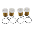 4 Pcs Fuel Filter 31A62-00317 for Mahindra Tractor MAX22 MAX24 MAX26 MAX28 1526 1626 2415 2516 3016