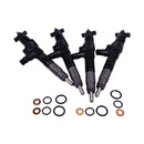 4 Pieces Fuel Injector 1J508-53052 1J508-53070 1J508-53074 for Kubota Engine V3800 Tier 4 Compact Track Loader SVL95 SVL97