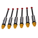 6 Pcs Fuel Injector Nozzle 0R3421 for Caterpillar CAT Engine 3605 B 3406 3406C Wheel Tractor 621F 623F 627F