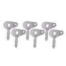 6 Pcs Ignition Key T250 ELI80-0139 for Lucas Massey Ferguson Benford JCB Ford Lucas Mahindra Landini Tractor Sky Trak Telehandler