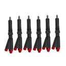 6 Pcs Fuel Injector AR53091 SE500098 SE501107 AR51985 for John Deere 4320 4430 4520 4620 5200 644A 6602 690 690B 6404