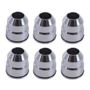 6 Pieces Fuel Injector Sleeve 3680873 3412352 for Cummins Engine ISX ISX15 QSX QSX15 B5.9