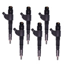 6 Pieces Fuel Injector VOE20798114 for Volvo Engine D5E D6D D7D D7E TAD750VE Excavator EC200D EC210D EC240C EC250D EC290C EC300D