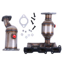 Catalytic Converter Set PE16719-20X for Ford Edge 3.5L 3.7L 2011 -2014 Bank 1 and 2 Non Turbo Only