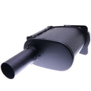 Exhaust Box Silencer Muffler 128H2997 for JCB 3C 3CX 3D 3DX 4C 4CN 4CX Backhoe Loader