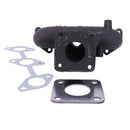 Exhaust Manifold With Gaskets 19462-12312 19462-12310 for Kubota Engine D722 D782 DF752 WG750 WG752 Excavator K-008