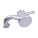 Exhaust Silencer Muffler Non Turbo 123/00307 for JCB Loader 3CX 3CX-2 3CX-4 3C-2 3D-2 3D-4 4CN-2 4CN-4 4C 4CN 1400B 1550B 1700B