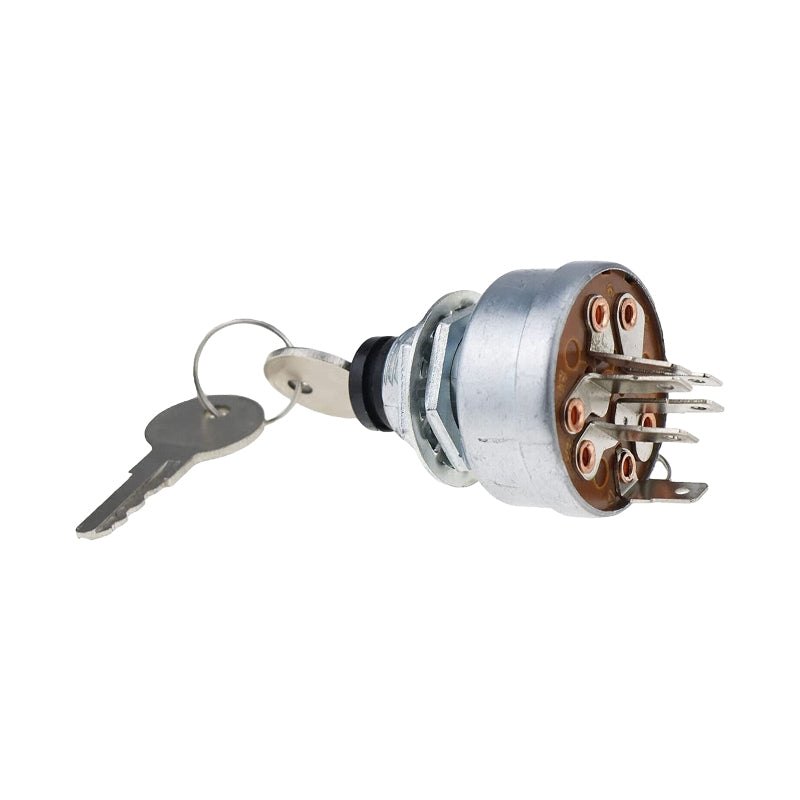 thumbnail image 2 of HD Switch Ignition Key Switch For John Deere Z335E Z335M Z345M Z510 Z520 Z625 – Includes 3 Keys 2 of 5
