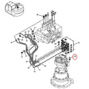 Pressure Sensor 4436535 for John Deere Excavator 130G 180 135G 210 210G