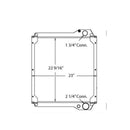 Radiator 450096ST 87416657 87576643 87310155 for CASE 586G 588G 580N 580M 580SM 580SN 590SN 570MXT