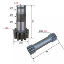 Swing Motor Pinion Shaft With Sun Shaft Gear for Kubota Excavator U17-3