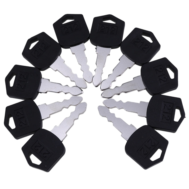 Ignition Keys D554212 for Doosan Daewoo Forklift D25 D35 G25 G35