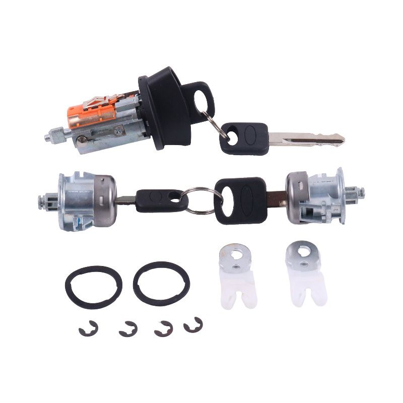 Ignition & Door Lock Cylinder With 4 Keys 703362 for Ford F150 F250 F3 ...
