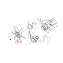 Pusher Fan 17371-74110 for Kubota Engine D1703 D1503 D1903 V1703 V1903 V2003