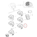 4WD Rocker Switch 82012288 for Ford New Holland Tractor TS6.110 TS6.140 TS6.120 TS6.125 TS6000 TS6020 TS6030 TS6040 TS90 TS100 TS110 TS115 