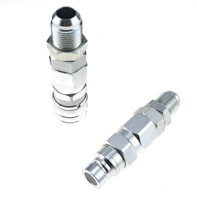 12 JIC Flat Face Hydraulic Quick Connect Coupler for Bobcat 7753 773