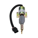 24V Fuel Shutdown Solenoid Valve for John Deere Excavator 120 160LC 200LC 230LC 230LCR 270LC Cummins 6CT