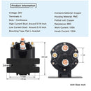36V Continuous Heavy Duty Solenoid Relay Switch 609428 for 2008-current EZGO Electric RXV Vehicles