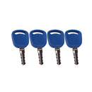 4PCS Ignition Keys 14601 82030143 For CASE FARMALL 120A 140A 110A 65C 75C 125A 130A