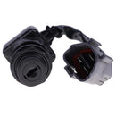 Ignition Switch RC461-53962 for Kubota Loader SVL75 SVL75C SVL90 SVL95 Excavator KX018 KX057 KX41 U25 U27 U35