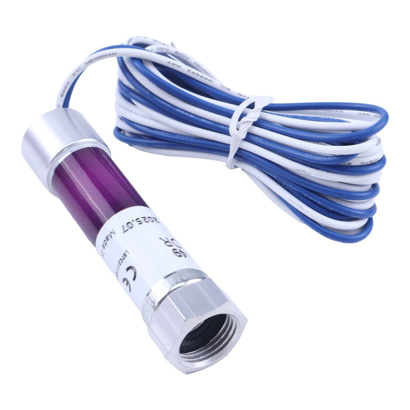 0 To 215°F Range, 1/2" NPT Threaded Spud Flame Detector Sensor C7027A1049 for Honeywell