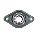 1-1/4" Hex Bore 2-Bolt Flange Bearing 207KPPB57 for Progressive Turf Equipment 213025