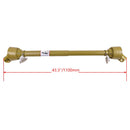 1-3/8" x 6 Spline Both Ends 31.5"-43.3" Length Series 1 PTO Shaft Driveshaft for Lawnmower Tractor