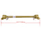 1-3/8" x 6 Spline Both Ends 31.5"-43.3" Length Series 1 PTO Shaft Driveshaft for Lawnmower Tractor