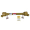 1-3/8" x 6 Spline Both Ends 31.5"-43.3" Length Series 1 PTO Shaft Driveshaft for Lawnmower Tractor