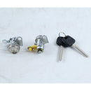 1 Pair Door Lock Cylinder With Keys 69051-42050 69051-42060 for Toyota RAV4 1998-2000