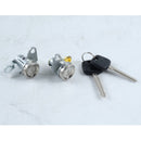 1 Pair Door Lock Cylinder With Keys 69051-42050 69051-42060 for Toyota RAV4 1998-2000