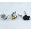 1 Pair Door Lock Cylinder With Keys 69051-42050 69051-42060 for Toyota RAV4 1998-2000
