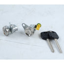 1 Pair Door Lock Cylinder With Keys 69051-42050 69051-42060 for Toyota RAV4 1998-2000