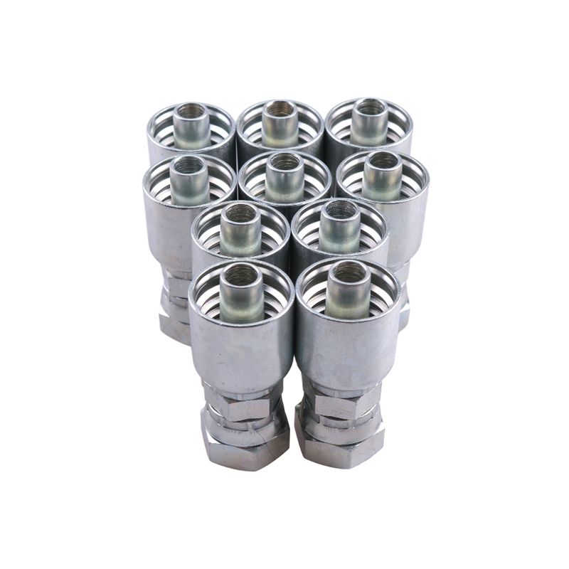10 Pcs Hydraulic Hose Fitting With 5/8" Female JIC Swivel 10643-10-8 for Parker