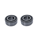 2 Pieces 25*52*20.6mm Double Row Seal Ball Bearing Replacement for Koyo 5205-2RS