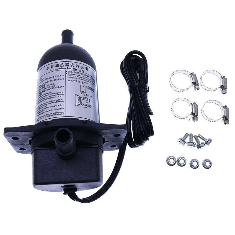 1000W-120V 8.4 AMPS On:100 - Off:120 F° Engine Coolant Pre-Heater TPS101GT8-000 Replace Kim Hotstart