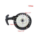 104mm Pull Start Recoil Starter for 49cc Mini Pocket Bike ATV Dirt Bike Gas Scooter