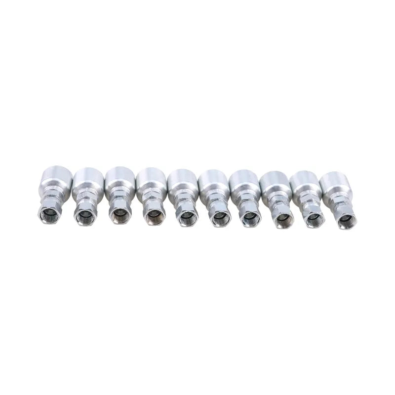 10PCS Hydraulic Hose Fitting With 1/4" Female JIC Swivel 10643-4-4 replace Parker