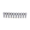 10PCS Hydraulic Hose Fitting With 1/4" Female JIC Swivel 10643-4-4 replace Parker