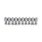 10PCS Hydraulic Hose Fitting With 3/8" Flat Face Seal Thread 1JS43-6-6 replace Parker