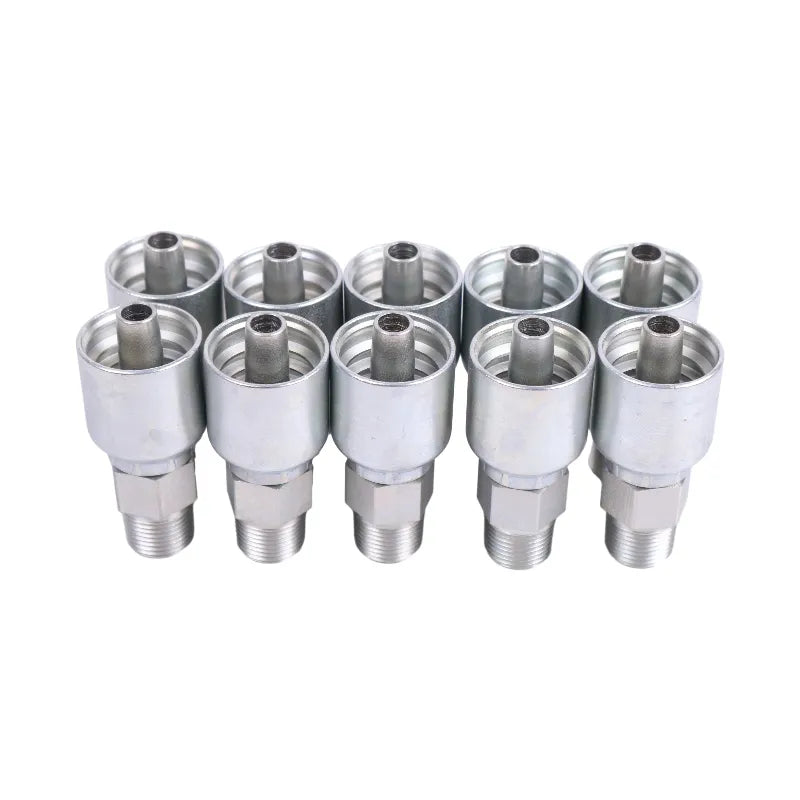 10PCS Hydraulic Hose Fitting With 3/8" Male Pipe 10143-6-6 replace Parker