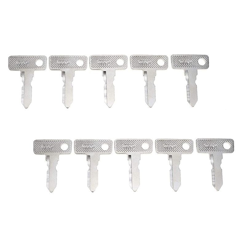 10 PCS Ignition Keys 1012505 AM10079 17063-G01 for 1982-Up Club Car Precedent DS Gold Carts