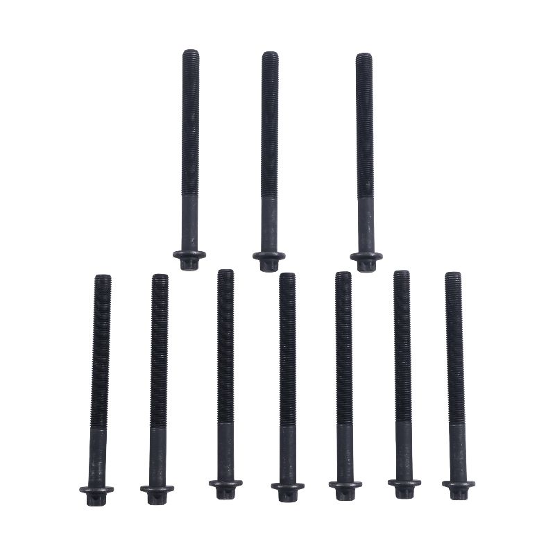 10 Pieces M12 x 140mm Engine Cylinder Head Bolt 320/02711 320/02521 for JCB Loader 3C 3CX 3D 1400B 1550B 1600B 1700B 214 215 216 217