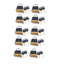 10 Pieces Padlock 246-2641 With Keys for Caterpillar CAT Engine 3406C 3508B 3512 Loader 216 216B 226B 228 236 236B 242B 248 268B