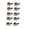 10 Pieces Padlock 246-2641 With Keys for Caterpillar CAT Engine 3406C 3508B 3512 Loader 216 216B 226B 228 236 236B 242B 248 268B